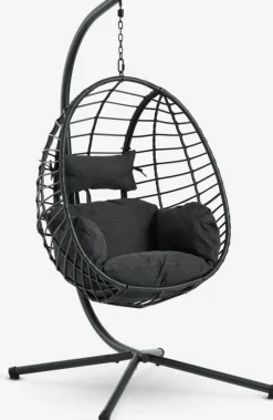 BORKChaise suspendue BORK l96xH192xP124 noir