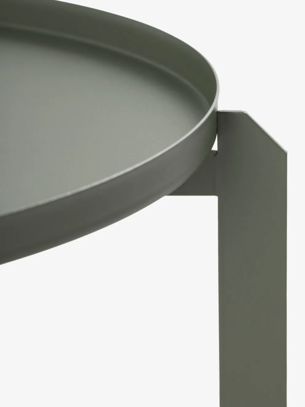 BORRETable d'appoint BORRE Ø50xH40 vert olive