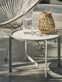 BORRETable d'appoint BORRE Ø50xH40 beige
