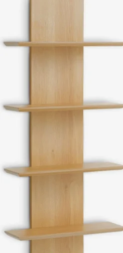 BORUMÉtagère murale BORUM 4 tablettes coloris chêne naturel