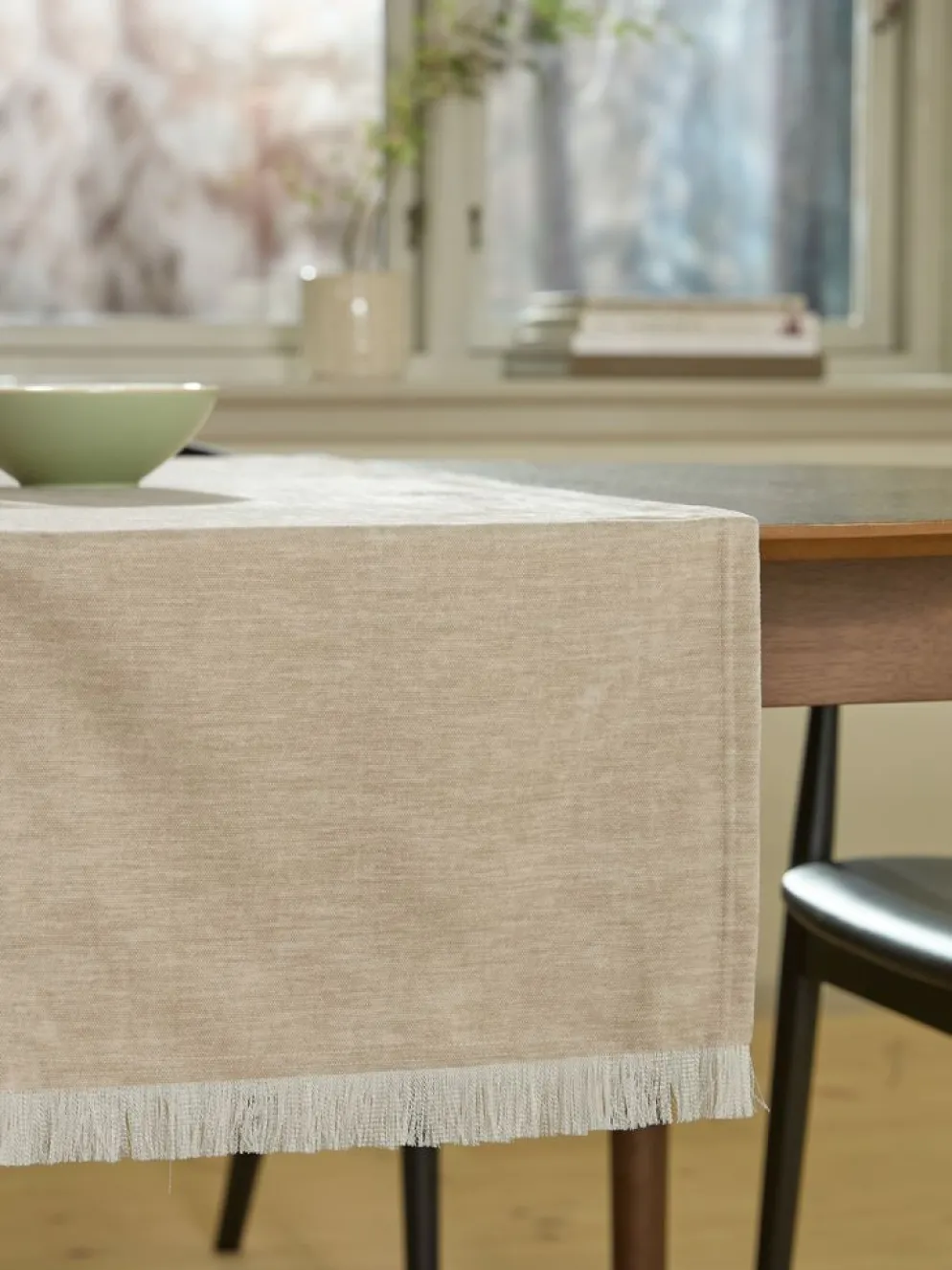 BRUNELLEChemin de table BRUNELLE 40x150 beige
