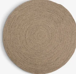 BUESTARRTapis BUESTARR Ø120 naturel/gris