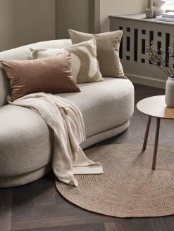BUESTARRTapis BUESTARR Ø120 naturel/gris