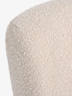 BULLERUPFauteuil lounge BULLERUP tissu teddy blanc cassé