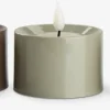 BYSVALEBougies chauffe-plat LED BYSVALE Ø8xH8cm assorti