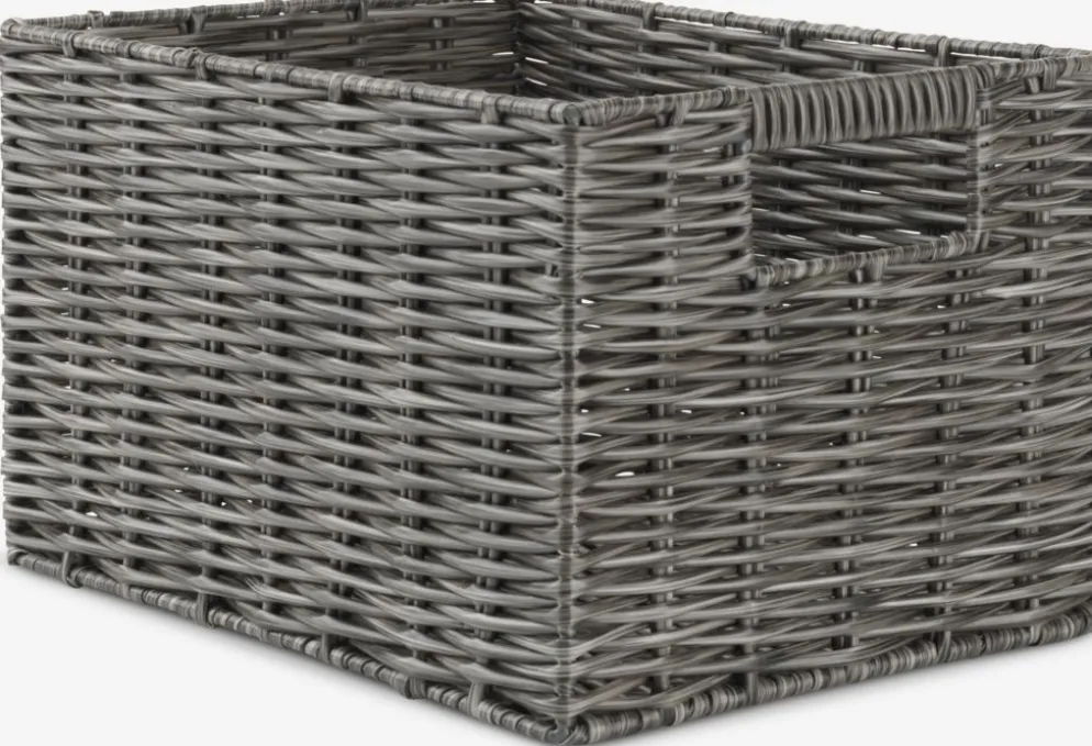 CASPERSENPanier CASPERSEN l20xL26xH16cm gris