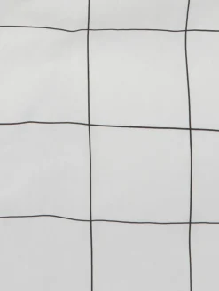 CRISTABasicParure de lit CRISTA 200x220 blanc/noir