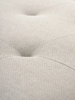 DAGSTRUPPouf DAGSTRUP a/dossier tissu beige