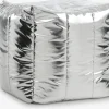 DAVINDEPouf DAVINDE 40x45 argenté