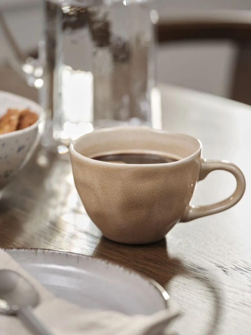 DETMERTasse à café DETMER 22cl Ø9xH7cm beige grès