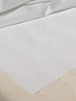 Drap imperméable 100 flanelle blanc