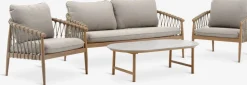 DRUMMEHOLMEnsemble lounge DRUMMEHOLM 5 personnes naturel