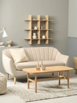 EGEDALCanapé EGEDAL 2,5 places tissu beige