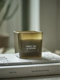 EGONBougie parfumée EGON l8xL8xH8cm verre vert olive