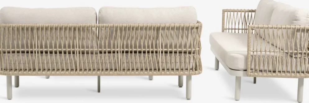 EJLBYEnsemble lounge EJLBY 5 personnes beige