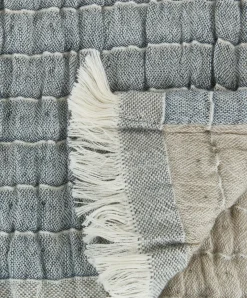 ENEPlaid ENE 130x170 bleu/beige