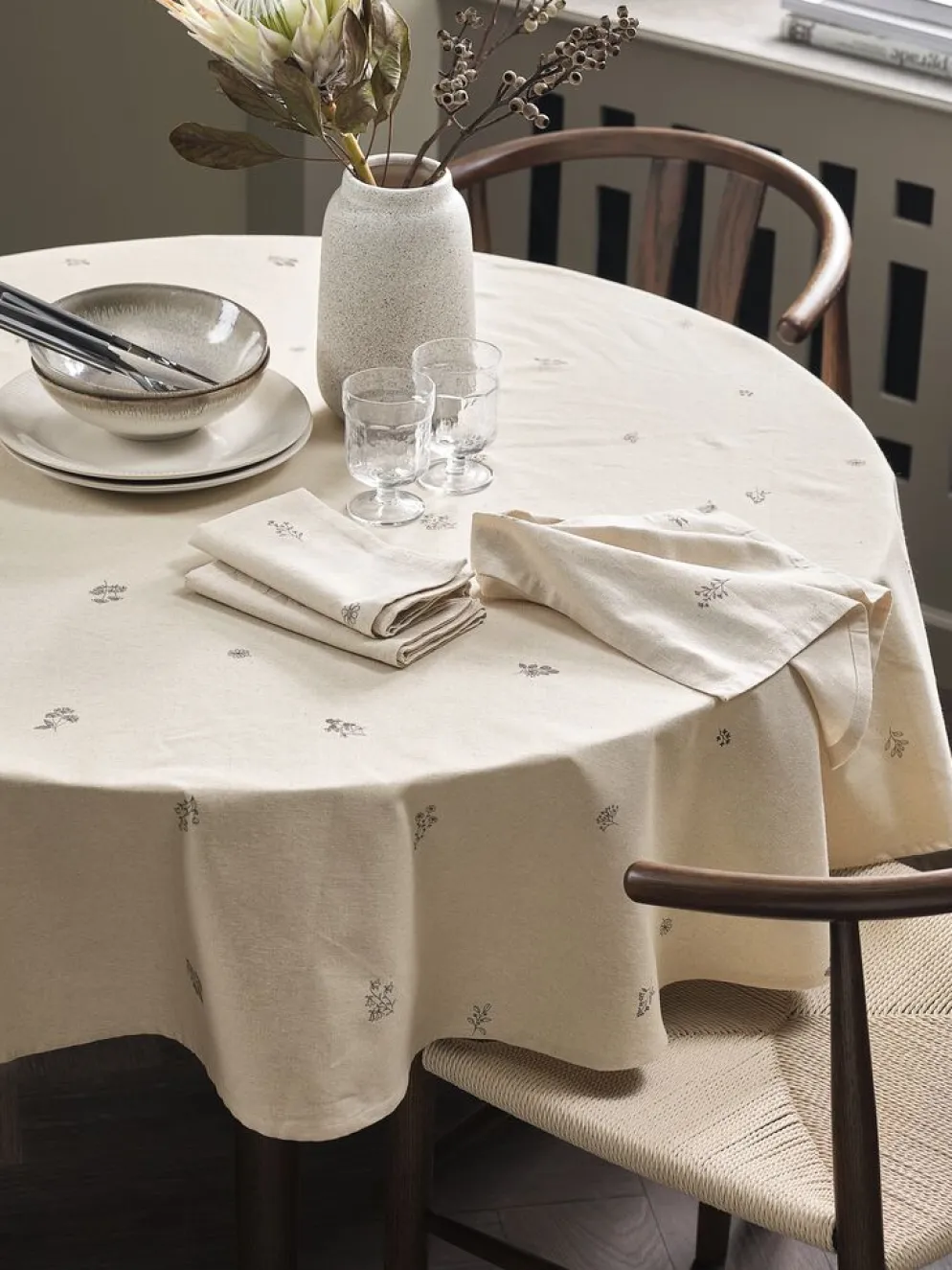 ENGFIOLNappe ENGFIOL Ø160 beige/gris