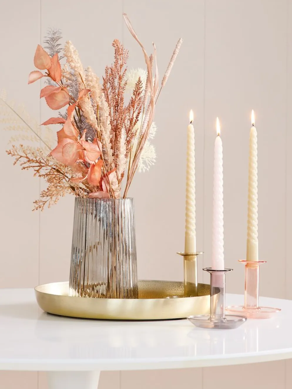 ERLINGPlateau décoratif ERLING Ø34xH4cm laiton