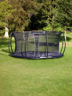 FALKTrampoline enterré FALK Ø396 a/filet noir