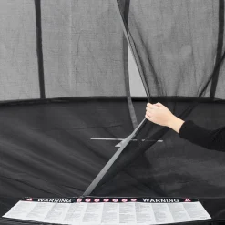 FALKTrampoline FALK Ø426 a/filet sécurité noir