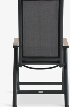 FAUSING + BREDSTENFAUSING L220 table + 4 BREDSTEN chaises noir