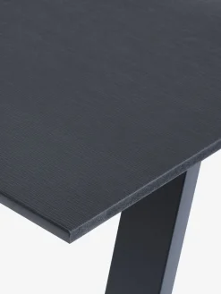 FAUSING + ILDERHUSEFAUSING L220 table + 4 ILDERHUSE chaises noir