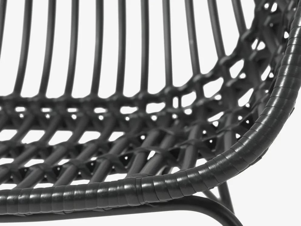 FAUSING + ILDERHUSEFAUSING L220 table + 4 ILDERHUSE chaises noir