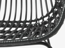 FAUSING + ILDERHUSEFAUSING L220 table naturel + 4 ILDERHUSE chaises noir