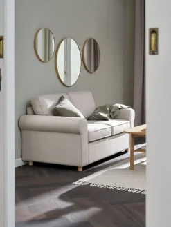 FERRITSLEVCanapé FERRITSLEV 2 places tissu beige
