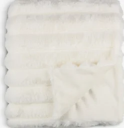 FJELLPRYDPlaid FJELLPRYD 130x170 blanc