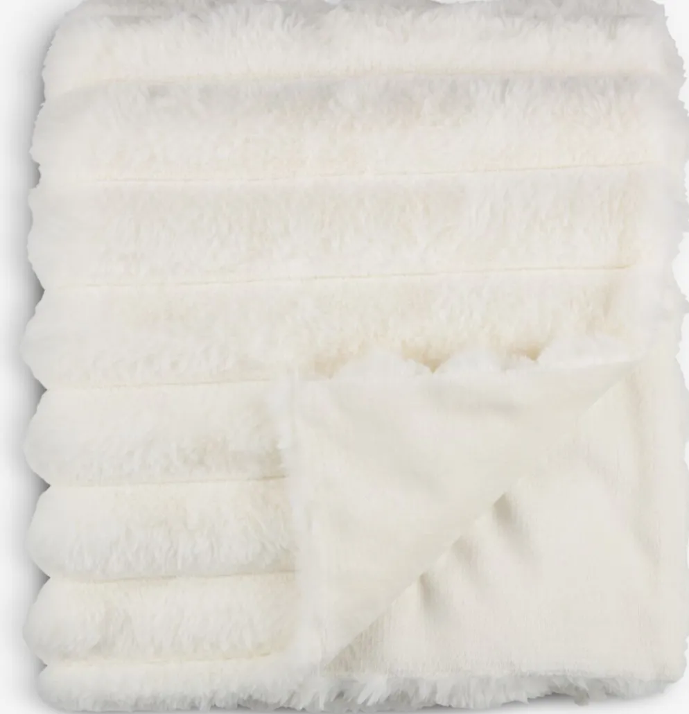 FJELLPRYDPlaid FJELLPRYD 130x170 blanc