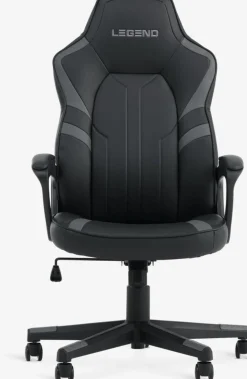 FJELSTEDChaise gaming FJELSTED noir/gris