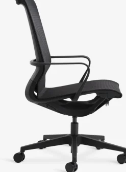 FOLBYFauteuil de bureau FOLBY maille noir/noir