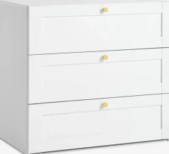 FRAMLEVCommode 3 tiroirs FRAMLEV blanc