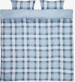 FRANCISKABasicParure de lit en flanelle FRANCISKA 240x220 bleu