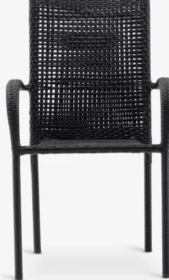 FUGLEBJERGChaise empilable FUGLEBJERG noir