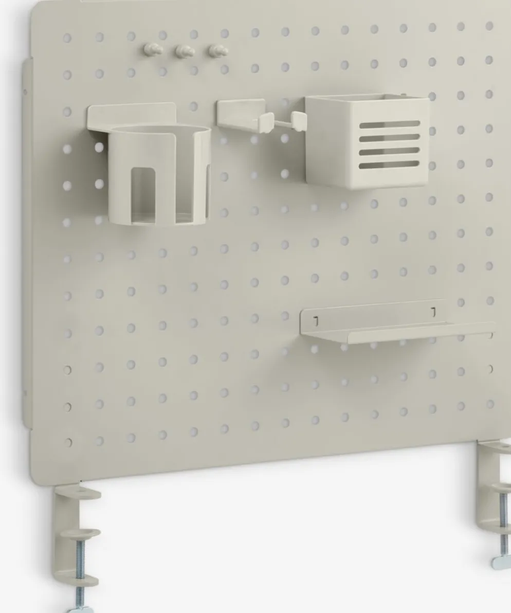 FUNDERPanneau perforé FUNDER 52x42 a/accessoires beige