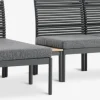 FURUBACKENEnsemble lounge FURUBACKEN 3 personnes noir