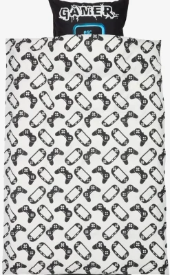 GAMINGPlusParure de lit GAMING 140x200 noir