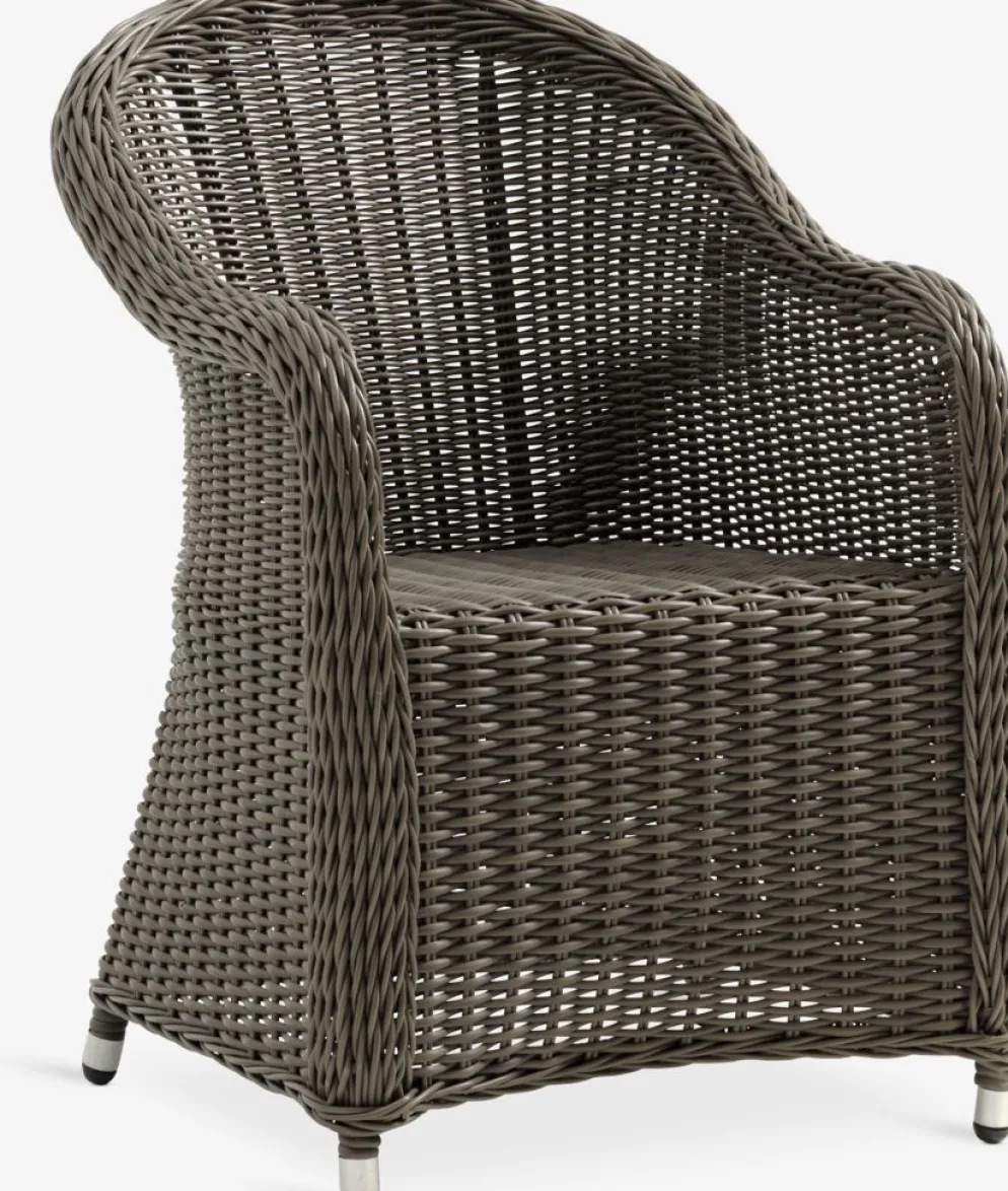 GAMMELBYGAMMELBY Ø130 table + 4 GAMMELBY chaises gris