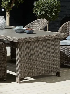 GAMMELBYTable de jardin GAMMELBY l100xL225 gris