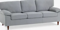 GEDVEDCanapé GEDVED 3 places tissu gris clair