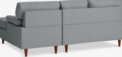 GEDVEDCanapé GEDVED méridienne tissu gris clair