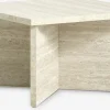 GELSTEDTable basse GELSTED 60x60 coloris travertin
