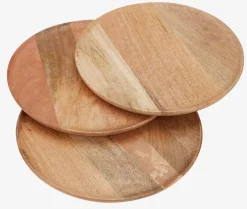 GERNERPlateau décoratif GERNER Ø30cm bois manguier