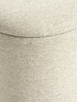 GISLEVPouf GISLEV 65x36 a/rangement tissu sable