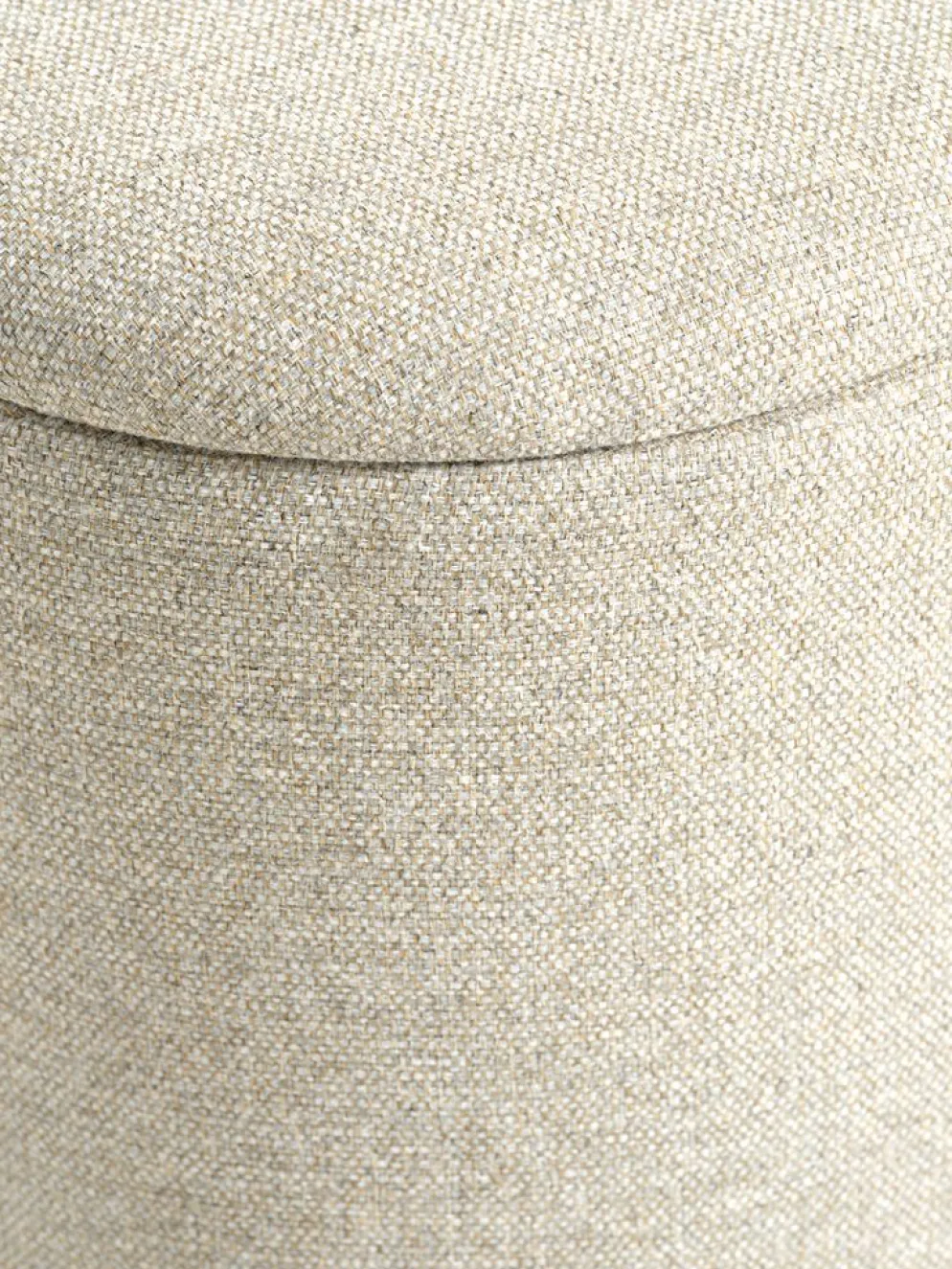 GISLEVPouf GISLEV 65x36 a/rangement tissu sable