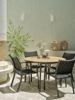 GLOMFJORDChaise empilable GLOMFJORD noir