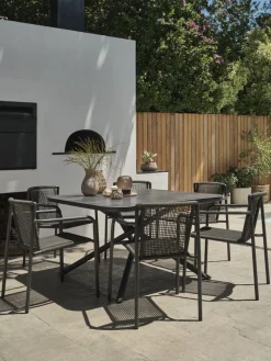 GOTHENBURGTable de jardin GOTHENBURG l120xL120 gris