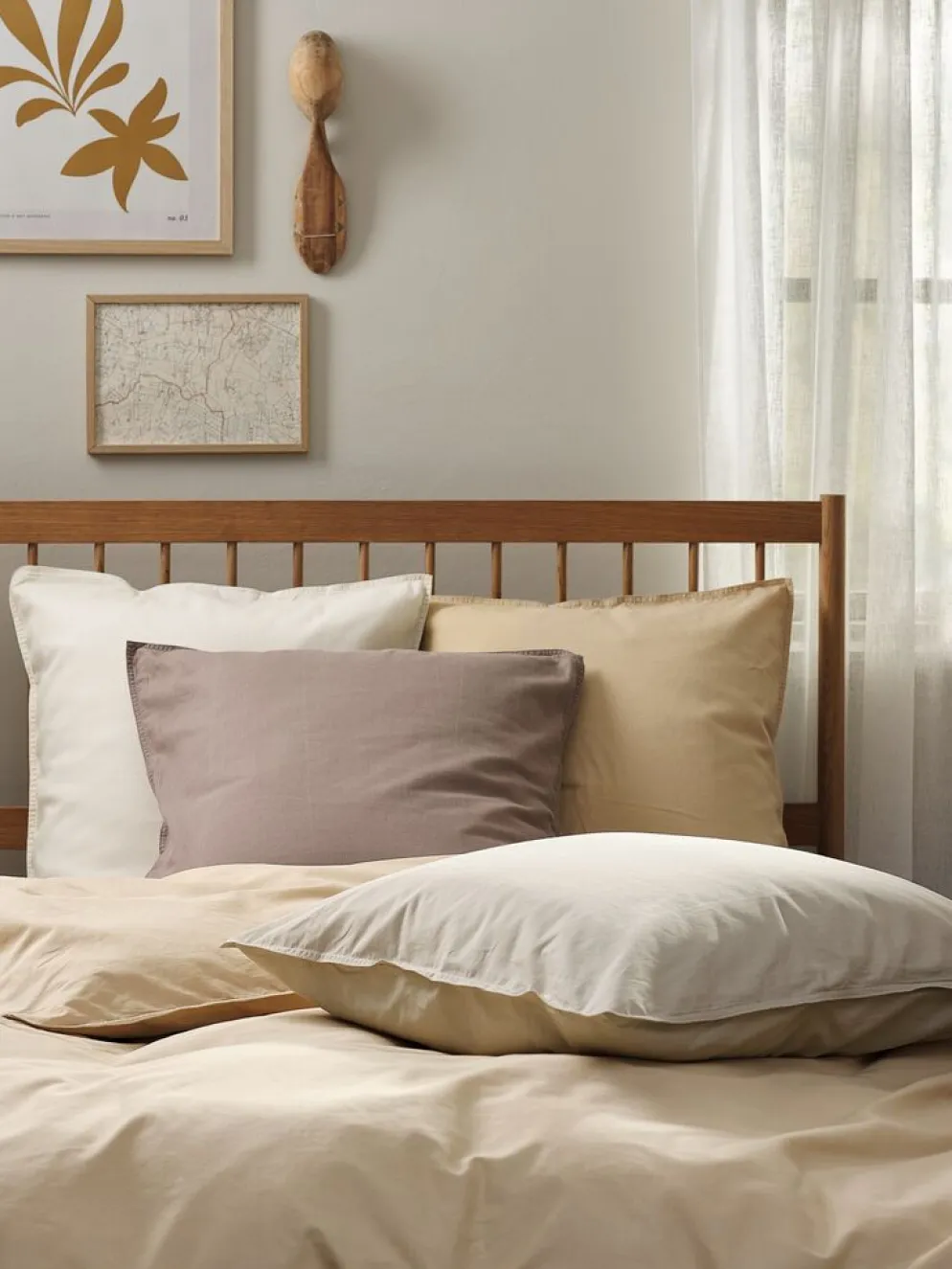 GROGoldTaie d'oreiller GRO Coton lavé 60x63/70 kaki clair